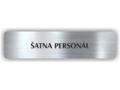 Cedule šatna personál – plast (piktogram)