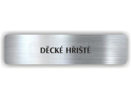 Cedule dětské hřiště – plast (piktogram)