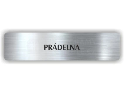 Cedule pradelna – plast (piktogram)