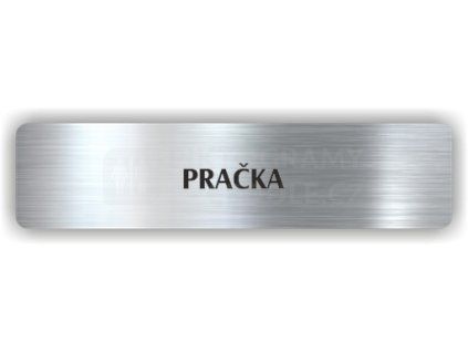 Cedule pračka – plast (piktogram)