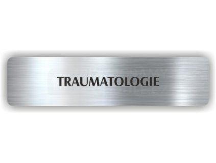 Cedule traumatologie – plast (piktogram)