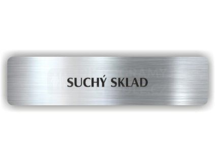 Cedule suchý sklad – plast (piktogram)