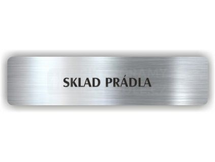 Cedule sklad prádla – plast (piktogram)