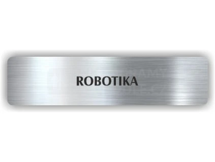 Cedule robotika – plast (piktogram)
