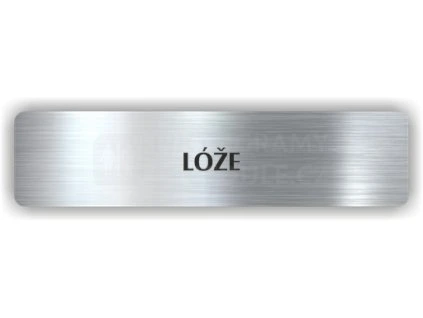 Cedule lóže – plast (piktogram)