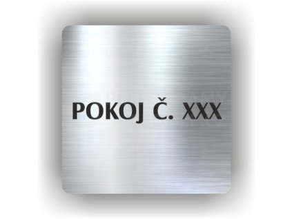 Piktogram - POKOJ Č. XXXX (ČÍSLO)