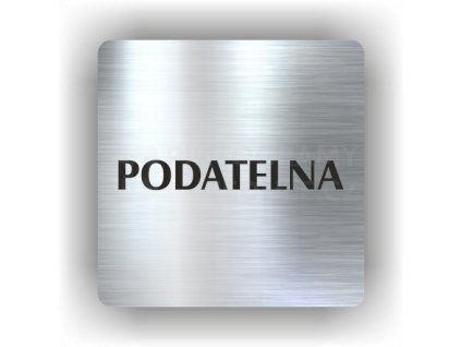 Cedule podatelna – plast (piktogram)