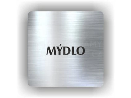 Cedule mýdlo – plast (piktogram)