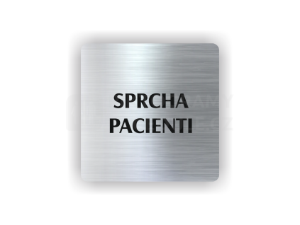Cedule sprcha pacienti | Piktogram (čtverec)