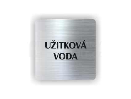 Cedule užitková voda | Piktogram (čtverec)
