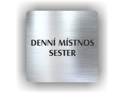 Cedule denní místnost sester – plast (piktogram)