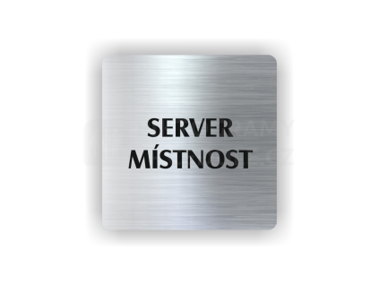 Cedule server místonst | Piktogram (čtverec)