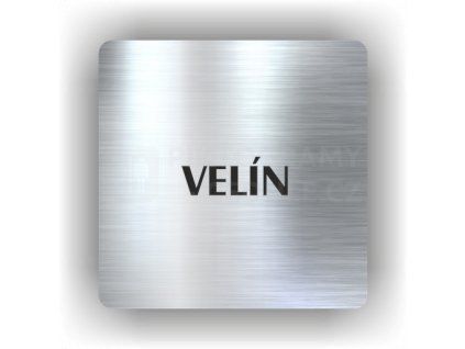 Cedule velín – plast (piktogram)