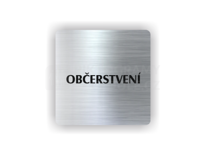 Cedule občerstvení | Piktogram (čtverec)