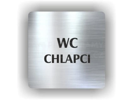 Cedule wc chlapci – plast (piktogram)