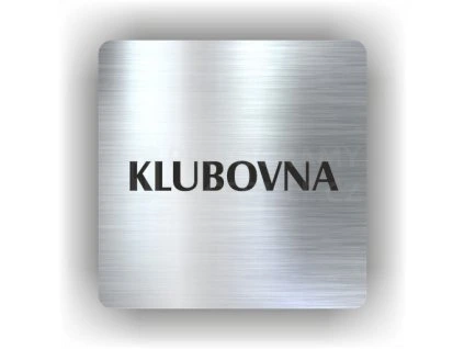 Cedule klubovna – plast (piktogram)