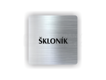 Cedule školník | Piktogram (čtverec)