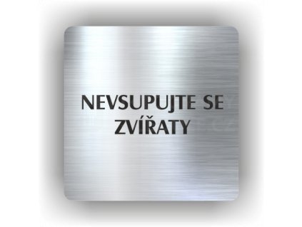 Piktogram - NEVSTUPUJTE SE ZVÁŘATY