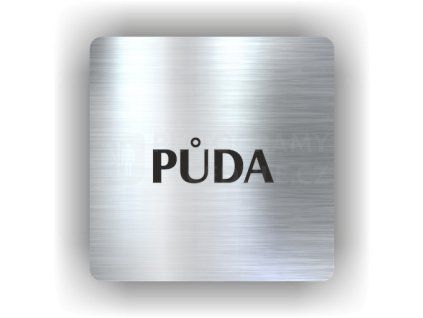 Cedule půda – plast (piktogram)