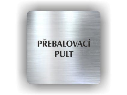 Cedule přebalovací pult – plast (piktogram)