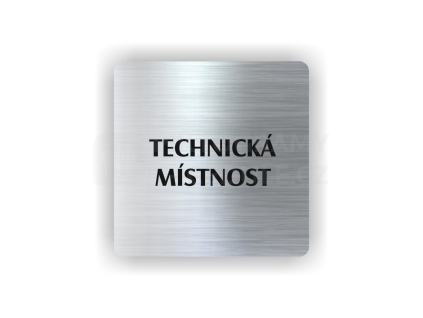 Cedule technická místnost | Piktogram (čtverec)