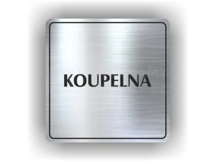 Cedule koupelna – plast (piktogram)