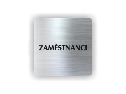 Cedule zaměstnanci | Piktogram (čtverec)