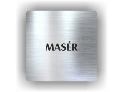 Cedule masér – plast (piktogram)