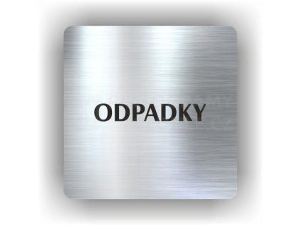 Cedule odpadky – plast (piktogram)
