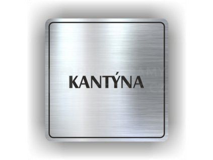 Cedule kantýna – plast (piktogram)