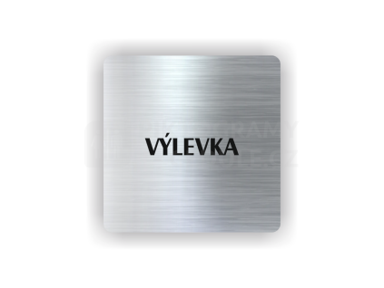 Cedule výlevka s nápisem | Piktogram (čtverec)