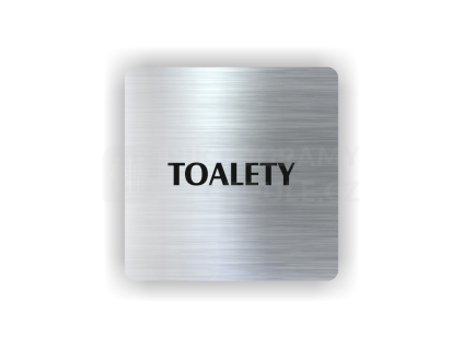 Cedule toalety | Piktogram (čtverec)
