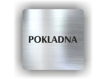Cedule pokladna – plast (piktogram)