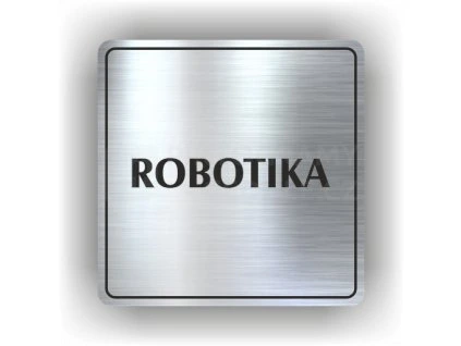 Cedule robotika – plast (piktogram)