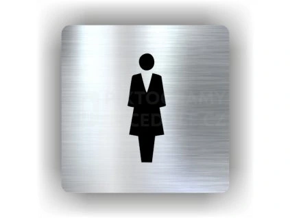 Cedule dámy – plast (piktogram)