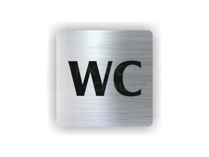Cedule wc | Piktogram (čtverec)