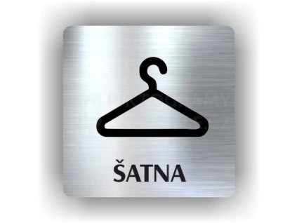 Cedule šatna – plast (piktogram)