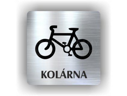 Cedule kolárna – plast (piktogram)