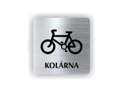 Cedule kolárna | Piktogram (čtverec)