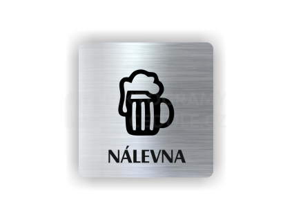 Cedule nálevna | Piktogram (čtverec)