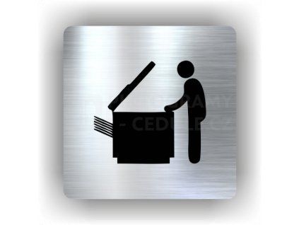 Cedule kopírka – plast (piktogram)