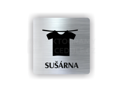 Cedule sušárna | Piktogram (čtverec)