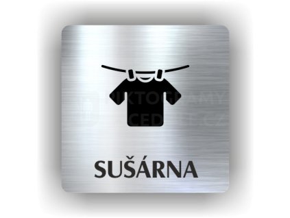 Cedule sušárna – plast (piktogram)