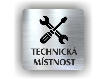 Cedule technická místnost – plast (piktogram)
