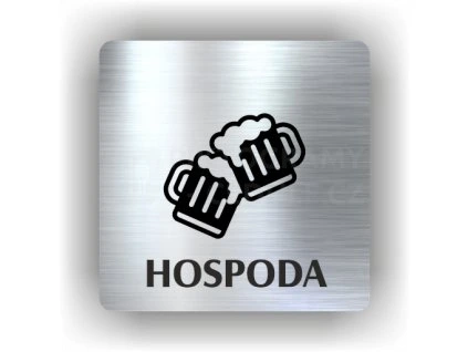 Cedule hospoda – plast (piktogram)