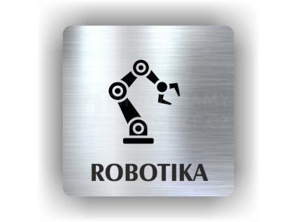 Cedule robotika | Piktogram (čtverec)