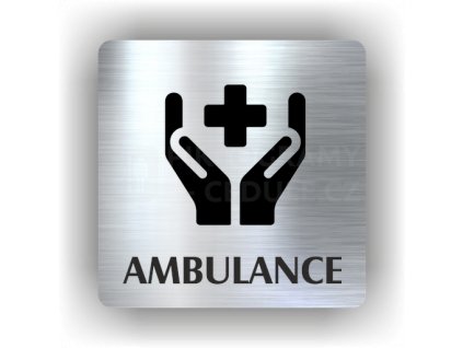 Cedule ambulance – plast (piktogram)