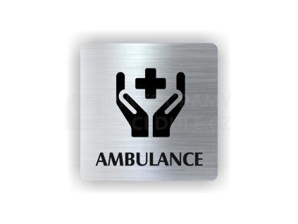 Cedule ambulance | Piktogram (čtverec)
