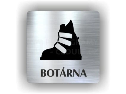 Cedule botárna – plast (piktogram)