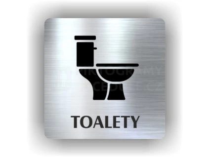 Cedule toalety – plast (piktogram)